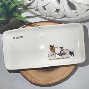 Rae Dunn “The Black Cat” Halloween Platter